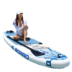 บอร์ดโพลีเอสเตอร์แบบยืนทำจาก PVC คุณภาพสูงบอร์ดแพดเดิลบอร์ดแบบยืนได้พร้อมสายจูงอลูมิเนียมและชุดซ่อม-ทะเลสาบแม่น้ำใช้ - Product Image 4