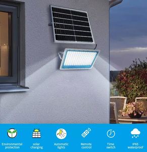 Sunwe สนามกีฬาพลังงานแสงอาทิตย์แบตเตอรี่ RGB 100W 200W 300W 400W 600W แบบพกพา - Product Image 4