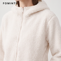 Veste Sherpa d'hiver pour homme, veste en polaire à capuche chaude, fermeture éclair intégrale, manteau décontracté d'extérieur, logo personnalisé brodé, couleur unie, OEM