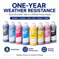 Encre d'impression éco-solvant OBW Factory aux couleurs vives et brillantes pour PVC, vinyle, caissons lumineux publicitaires, encre résistante aux intempéries pour tête d'impression Epson