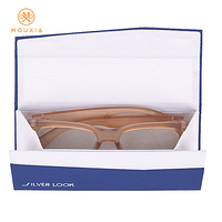 Étui semi-rigide en PU de haute qualité OEM, emballage unique pour lunettes en tissu REPT, étui à lunettes, boîte à lunettes de soleil, logo personnalisé