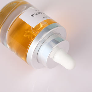 ขวดแก้วใสแบบหยด 30 มล. ฐานหนา พร้อมปิเปต สำหรับบรรจุภัณฑ์ผลิตภัณฑ์บำรุงผิว เซรั่ม และน้ำมันบำรุงผิว ขายส่ง - Product Image 3