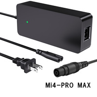 Cargador de Batería de 53.6V 54.6V 2A 2.3A con Certificación UL CE para Segway Ninebot XIAOMI Kukirin Super 73 Escooter Ebike, Batería de Litio de 48V