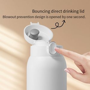 แก้วน้ำร้อนพกพาไร้สายสำหรับชงนมผงและอุ่นนมที่บ้านหรือระหว่างเดินทาง - Product Image 3