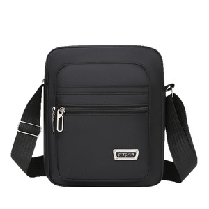 Men's Crossbody Bag Oxford Cloth Large Capacity Business Travel Small Square Bag Black Dark Blue Military Green Brown - Product Image 4