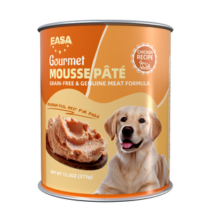 Nourriture humide pour chiens en conserve, Mousse <span class=keywords><strong>pâtée</strong></span> gourmet à <span class=keywords><strong>la</strong></span> recette de poulet, 375g, fabriquée en Chine - Product Image 4
