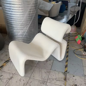 Huibolin Designer Abstract Lines <strong>Fold</strong> and Etcetera Bend Bendy Lounge <strong>Chair</strong> Fiberglass Profiled Lounge <strong>Chair</strong> - Product Image 4