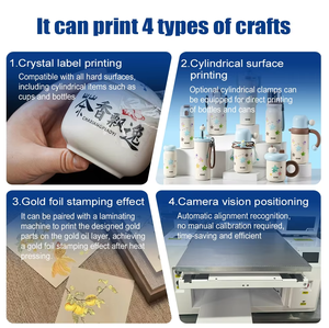 <span class=keywords><strong>Stampante</strong></span> UV Multifunzione 6090 TX800 Flatbed per Aziende, Dispositivo Inkjet con Rilevamento Automatico dell'Altezza del Supporto per Vetro, Insegne, PVC, Lamiera Metallica - Product Image 5