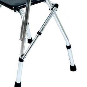 Keyi Folding <b>Walker</b> With Seat Cushion Four Legged Shower Chair For <b>Elderly</b> Bath Assistance - Product Image 2