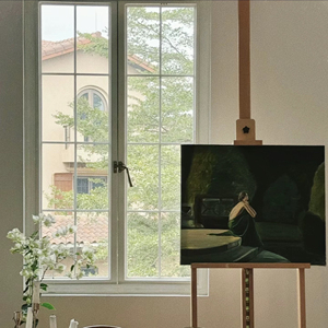 Cửa sổ sắt rèn kiểu Pháp-Kính lưới màu trắng kem & Patina cổ | khuôn Rèn bằng tay | Kích thước/Thiết kế tùy chỉnh - Product Image 2