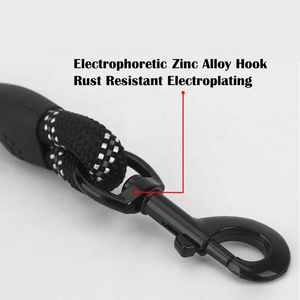 Correa de perro de nailon trenzado redondo fuerte reflectante Multicolor cuerda personalizada para mascotas para entrenar y caminar - Product Image 4