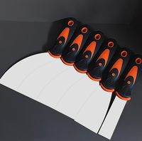 Grattoir plat de peinture miroir en acier inoxydable de 2 pouces 0.7mm sans rouille, parfait pour réparer les cloisons sèches, enlever le papier peint, la boue.