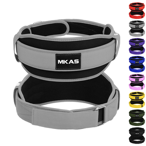 MKAS <span class=keywords><strong>Ceinture</strong></span> d'haltérophilie pour hommes <span class=keywords><strong>Ceinture</strong></span> d'haltérophilie en nylon avec logo personnalisé pour femmes et hommes - Product Image 1