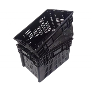 Manufacturer hot sale logistics plastic stackable turnover crate for vegetables and fruit