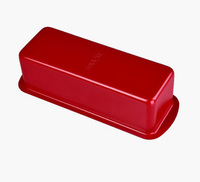 SUNCITY Red Series Molde Rectangular para Pan de 20 cm, Acero al Carbono Antiadherente