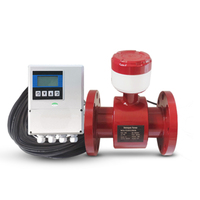 Medidor de Flujo Magnético Integrado de 200 mm Rs485, Medidor de Flujo Electromagnético para Aguas Residuales Líquidas, Convertidor