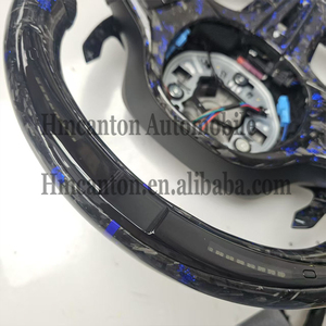 Volante Deportivo LED de Fibra de Carbono Forjada y Cuero Perforado, el Más Popular, para BMW Serie G, M3 G20 G30 G80 M4 G82 M5 CS - Product Image 3