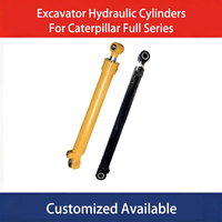 Kit de joints pour cylindre hydraulique de flèche, bras et godet d'excavatrice CAT 325 328 329 330 345 349, comprenant le cylindre, le tige de piston et le tube