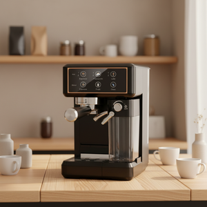 Anbo - <span class=keywords><strong>Cafetera</strong></span> Espresso Eléctrica Inteligente Multifuncional Programable de Alta Calidad con Pantalla Táctil, 1350 W, 20 Bares, para Hotel - Product Image 2