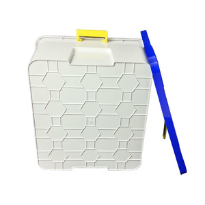Secchi quadrati 20L all'ingrosso con coperchio e maniglia logo di <span class=keywords><strong>dimensioni</strong></span> personalizzate colore PP in plastica secchi quadrati - Product Image 4