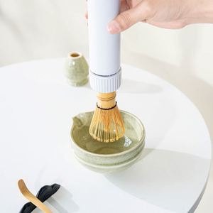 Electric Powered Matcha Whisk <b>Portable</b> Easy to Use 3 Speeds Handheld Matcha Stirer Drink Mixer for Office Bar Home Cafe Kitchen - Product Image 1