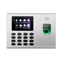 Máquina biométrica de control de asistencia con huella dactilar K40, batería de respaldo, TCP/IP, reloj de registro de empleados, compatible con el software gratuito ZKTime5.0