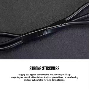 Ruban adhésif isolant en PVC noir imperméable à l'eau, haute tension, 0,13 mm * 17 mm * 15 m, certifié CE RoHS - Product Image 2