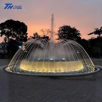Fontaine musicale dansante en acier inoxydable 304, fontaine lumineuse RGB LED, fontaine d'eau pour parc, jardin, hôtel, aménagement paysager