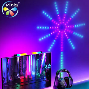 Luces LED RGBIC Inteligentes con Forma de Fuegos Artificiales, Control Remoto por Aplicación, Control por Voz, Clasificación IP67, 50000 Horas de Vida Útil, Iluminación Digital Navideña - Product Image 2