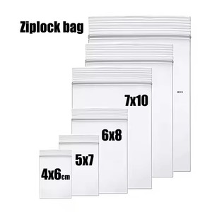 <strong>Cheap</strong> Wholesale Customizable Sizes Recyclable Clear Zip Storage <strong>Bag</strong> Transparent Food Zipper <strong>Bag</strong> - Product Image 1