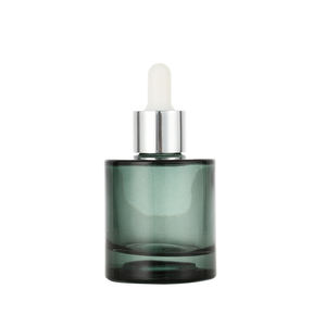 Botella de Vidrio Verde Oscuro con Pipeta, Envase Vacío Hermético para Suero Facial y Productos para el Cuidado de la Piel - Product Image 6