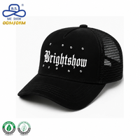 Gorras Trucker de 5 Paneles con Logotipo Personalizado, Impresión de Patrones, Espalda de Malla Transpirable y Visera Curva para Verano, Venta al Por Mayor de Fábrica