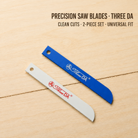 3 lames de scie à Air de 1/2x0.025 pouces pour saisir les parties de divers matériaux modifier les matériaux en aluminium