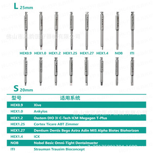 Horyndent Dental Implant <b>Torque</b> Ratchet <b>Set</b> 96mm With Adapter And Screwdrivers For Implant Surgery - Product Image 5