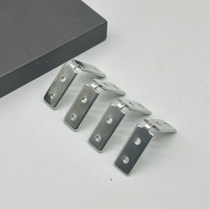 Supports d'angle en aluminium 12x47mm, support d'angle droit en acier galvanisé pour portes, fenêtres, armoires, accessoires de quincaillerie - Product Image 3