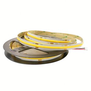 Ruban LED COB personnalisable en 4mm 5mm 8mm 10mm, couleur d'émission RVB 5V/12V/24V pour la décoration de la maison et du jardin - Product Image 5