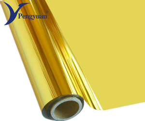Vàng metalized Pet phim nhôm Glossy metallised bopet phim cho kỳ nghỉ tinsel - Product Image 2