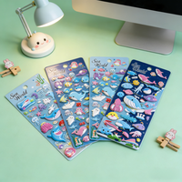 Autocollant décoratif personnalisé en mousse PVC 3D gonflée, sûr, non toxique, imperméable, vernis UV, personnalisable, dessin animé pour enfants