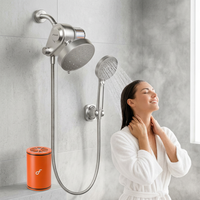 Kit de filtre de douche à installation facile pour eau dure, accessoire de soin de la peau