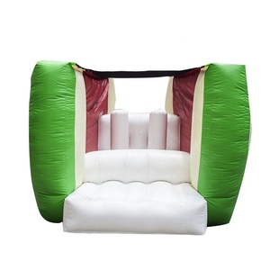 Ostacolo di salto del castello dell'anguria dei buttafuori del ponticello gonfiabile di alta qualità commerciale della casa di rimbalzo - Product Image 5