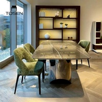 Chaise de salle à manger de luxe légère italienne en bois massif avec dossier, pour la maison et les restaurants, chaise de designer haut de gamme pour hôtel