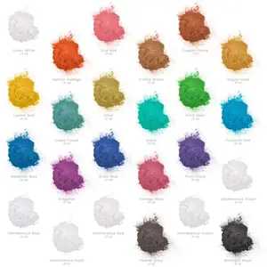25 renkler yüksek kaliteli doğal dudak parlatıcısı sabun yapımı için mika tozu reçine göz farı boya epoksi epoksi mumlar