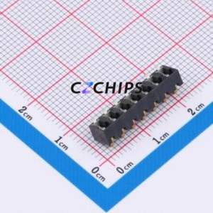 GT-BTP30007-0460B-015A Blade/Spring Contact Battery Connector SMD,P=3mm Connector Spring Contact Type 3mm 7P Horizontal Mount - Product Image 2