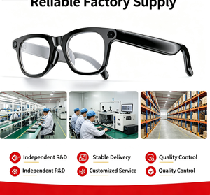 First Person Video Recording Smart <b>Glasses</b> Hd <b>Camera</b> Stereo Sound Ai Real Time Translation Ai Voice Recording Magnetic Charging - Product Image 6