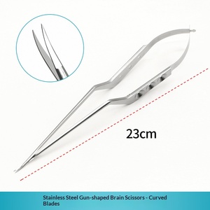 Instrumento de Neurocirurgia Manual em Forma de Pistola, Tesoura Micro em Aço Inoxidável e Titânio para Remodelação - Product Image 5