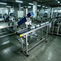 Machine de marquage laser à fibre optique en ligne, pulsée, haute précision, refroidissement par air, nouvelle, pour marquage profond sur ligne de production, compatible DXF/PLT/BMP/AI/DST