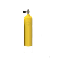 Promotion d'usine, bouteille d'air de plongée de haute qualité, équipement de plongée portable efficace, petite capacité, bouteille d'oxygène avec valve
