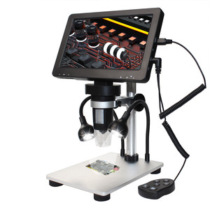 7-inch LCD <strong>Digital</strong> <strong>Microscope</strong> 1200X Magnification,1080P Video <strong>Microscope</strong>, with Metal <strong>Bracket</strong> 12 Million Pixels Ultra-precise - Product Image 2