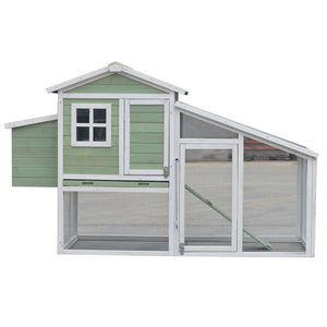 2024 diseños de gallinero de rango libre, patrón sólido de madera de Metal para granjas avícolas de patio trasero, cierre de botón a presión disponible para la venta - Product Image 5