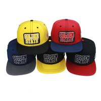 Casquette de baseball unisexe à 6 panneaux, style hip-hop, vente en gros, logo brodé 3D personnalisé, visière plate, casquette de sport et de plein air